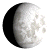 Waning Gibbous, 19 days, 22 hours, 25 minutes in cycle